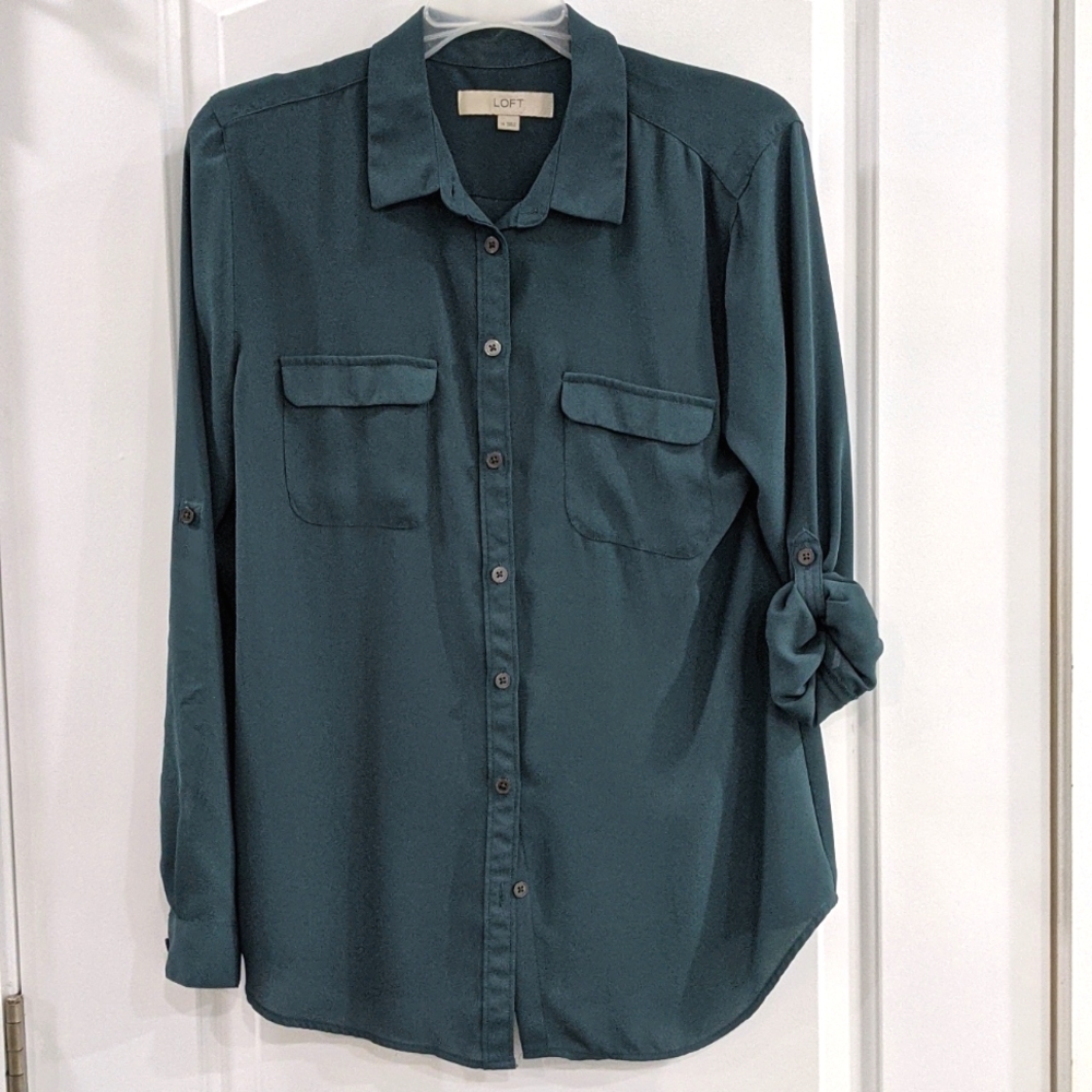 Loft Button Down Blouse